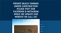 Desktop Screenshot of privatebeachtanning.com