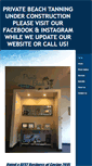 Mobile Screenshot of privatebeachtanning.com